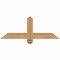 Ekena Millwork Eugene Smooth Timber Gable Bracket, Western Red Cedar, 36"W x 13"H x 3 1/2"D x 3 1/2"F, 9/12 Pitch GBW036X13X0404EUG00SWR - alternate 1